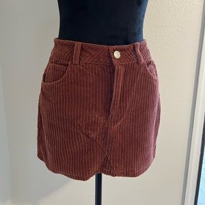 Sky and Sparrow Corduroy Mini Skirt Size Small